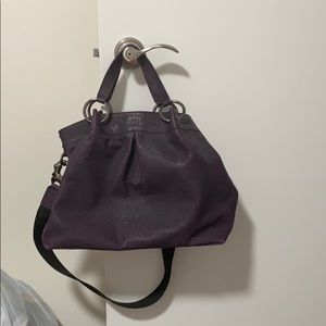 Mulberry leather tote bag